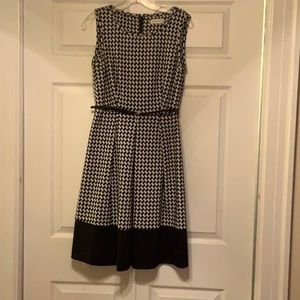 EUC Calvin Klein Houndstooth Dress